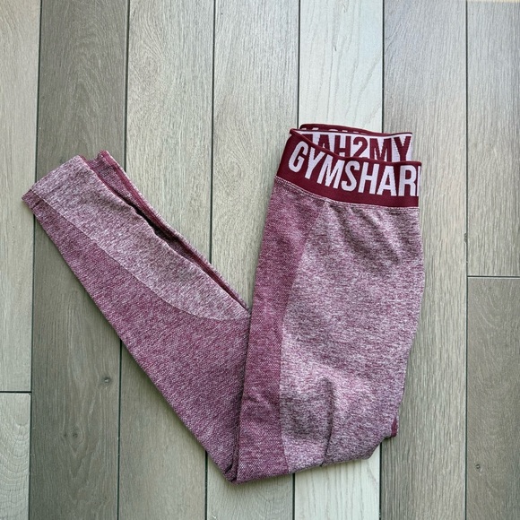 Gymshark Red High Waist Leggings - Picture 1 of 5